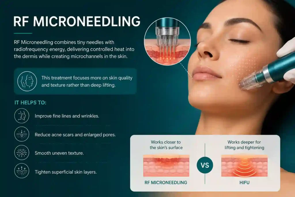 What Does RF Microneedling Do That HIFU Alone Cannot Handsworth
